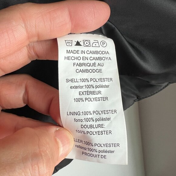 Michael Michael Kors Womens Full Zip Quilted Puffer Vest SMALL in Black - Picture 5 of 10